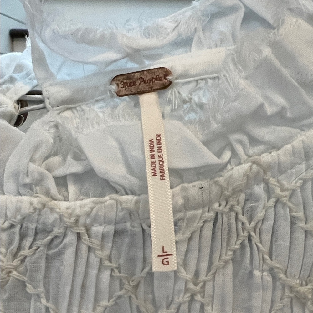 Free People White Textured Dress - Picture 2 of 6